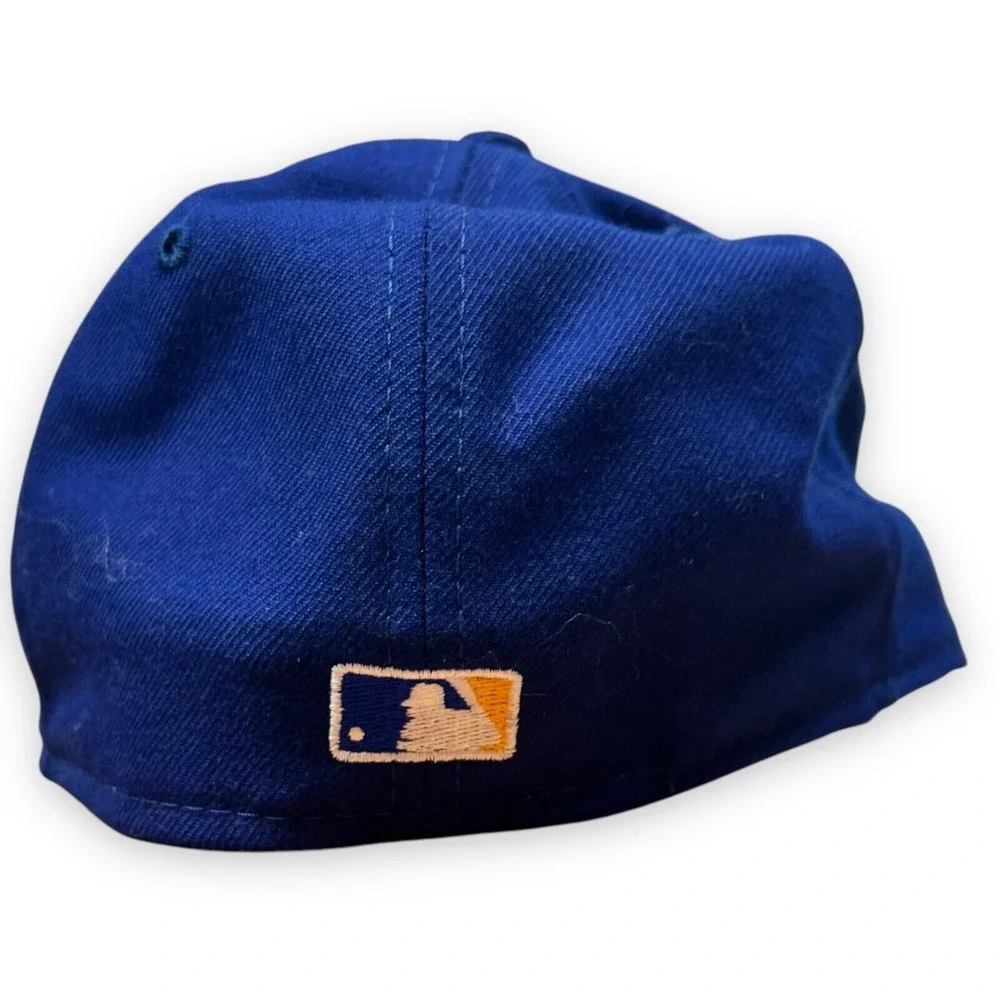 Vintage Milwaukee‎ Brewers Fitted Mens 6 7/8 Blue New Era 5950 Wool Blue Box